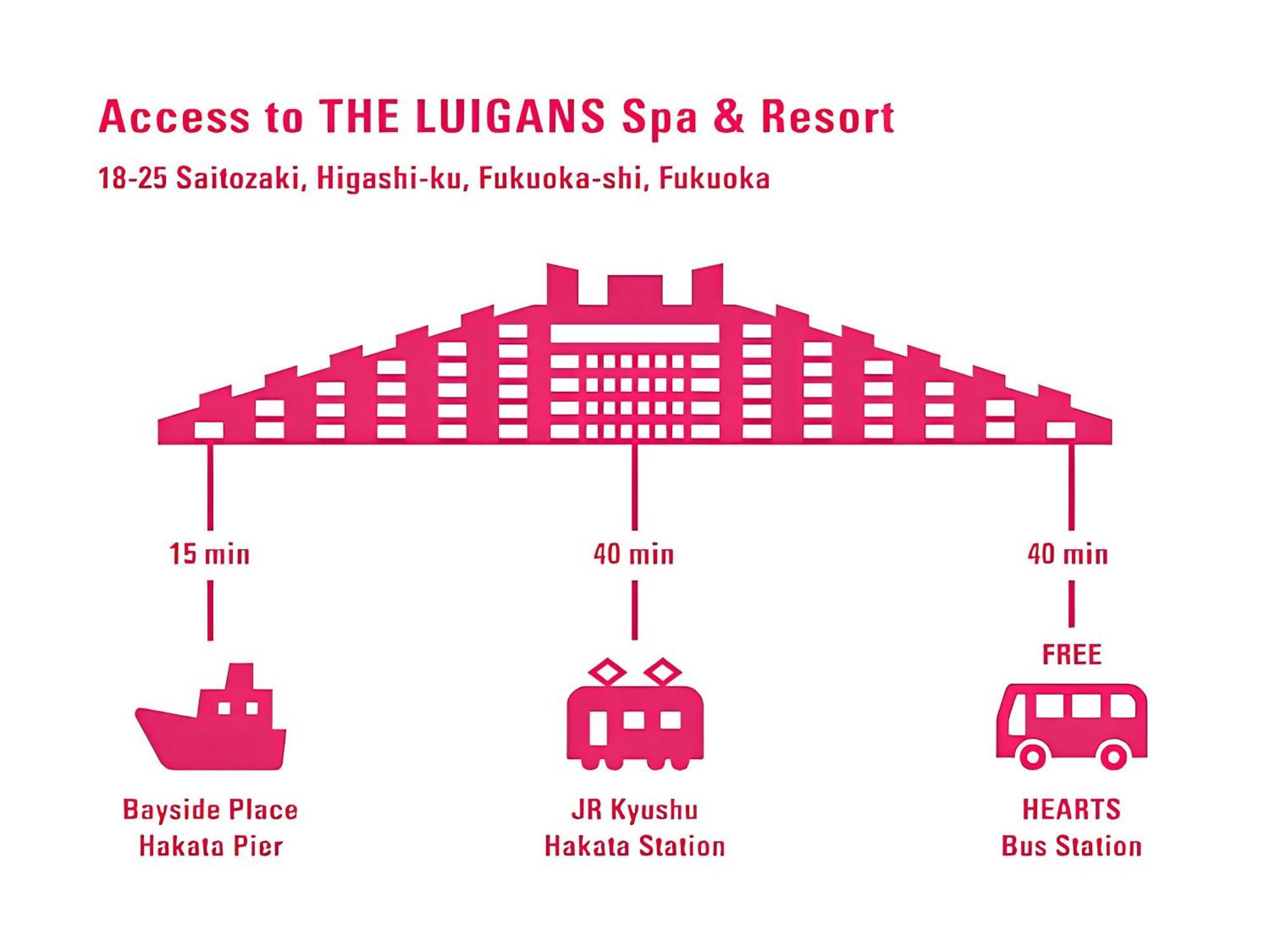 The Luigans Spa And Resort Фукуока Екстериор снимка